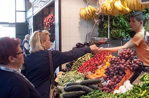 Fresh food Mercado de Ataranza Malaga Spain