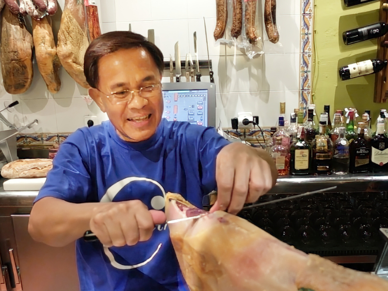 Dining out in Barrio de Letras Madrid