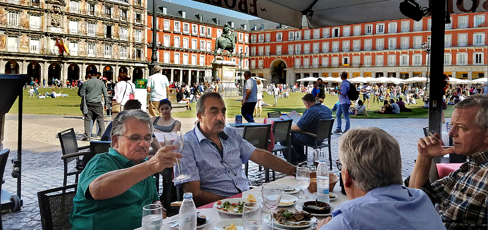 Lunch at Plaza Mayor